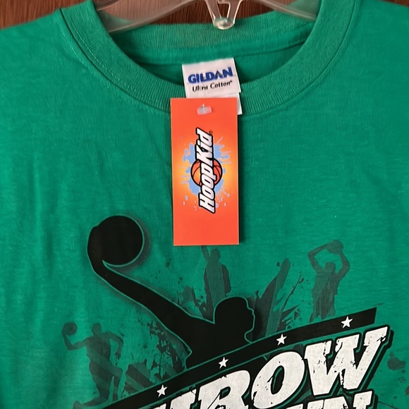 Hoop Kids S/S Youth Basketball Theme Tee - Picture 4 of 4